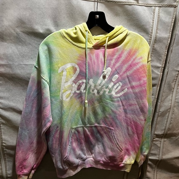 Barbie tie dye sweatshirt with hoodie - Picture 7 of 16